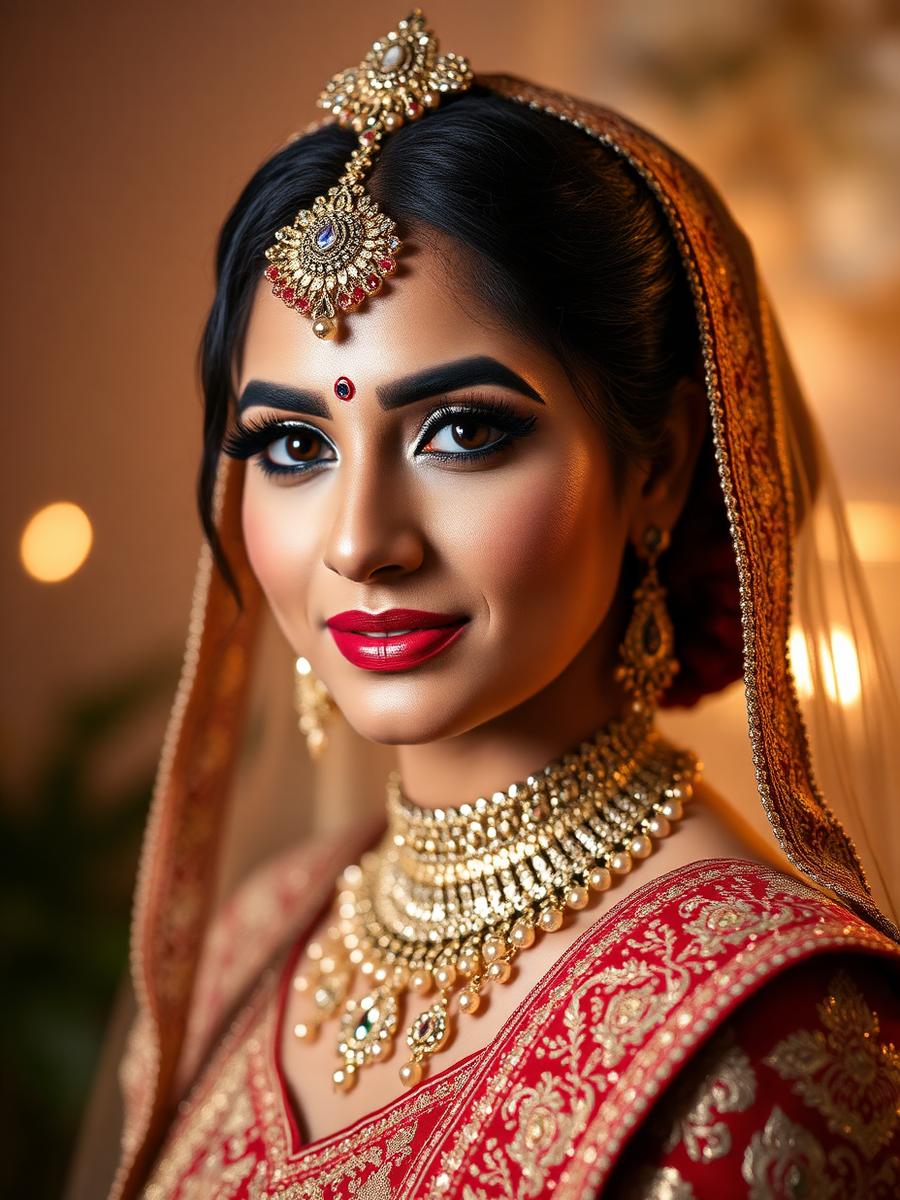 Bridal look detail