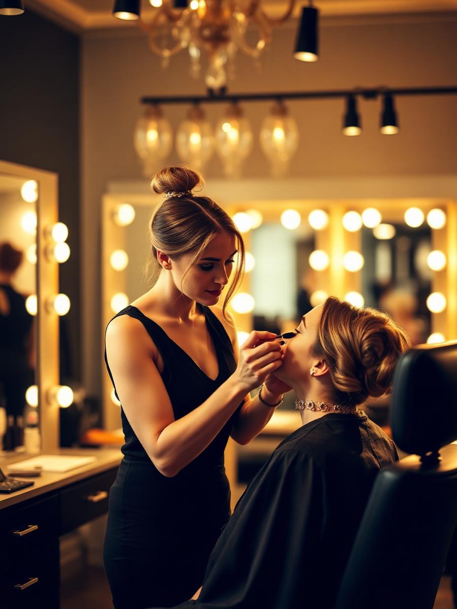 HD makeup application